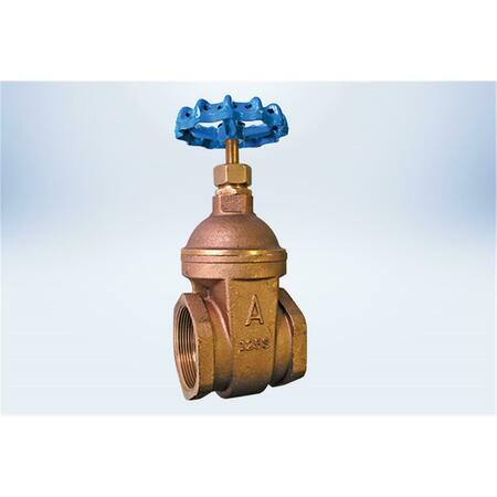 AMERICAN VALVE 3F 2 1-2 2.5 in. Lead Free Gate Valve - International Polymer Solutions Fed Spec 3F 2 1/2&quot;